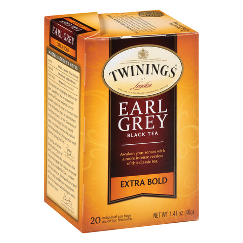 Twinings Earl Grey Black Extra Bold Tea 20 CT
