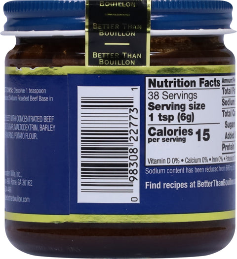 Better Than Bouillon Reduced Sodium Beef Base 8 OZ