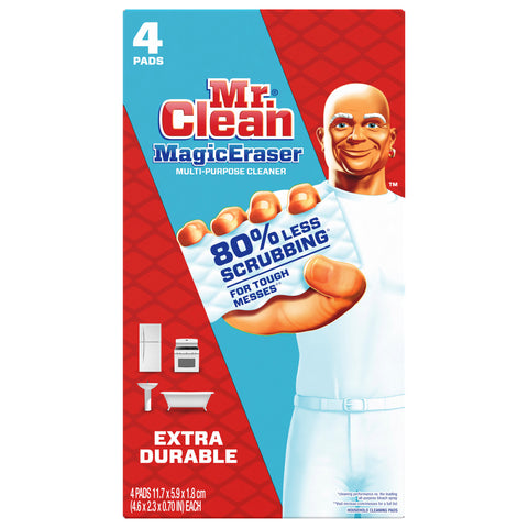 Mr. Clean Extra Durable Pads 4 CT
