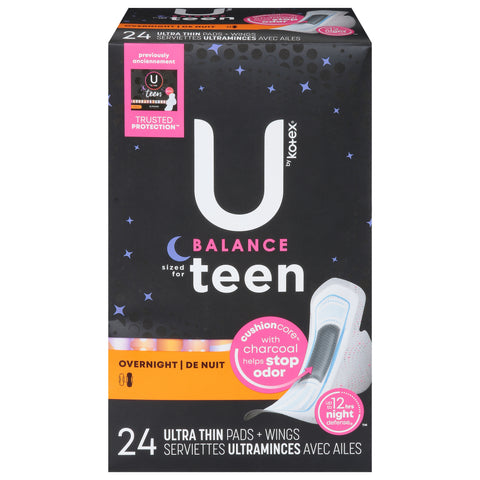 U By Kotex Ultra Thin Pads 24 CT