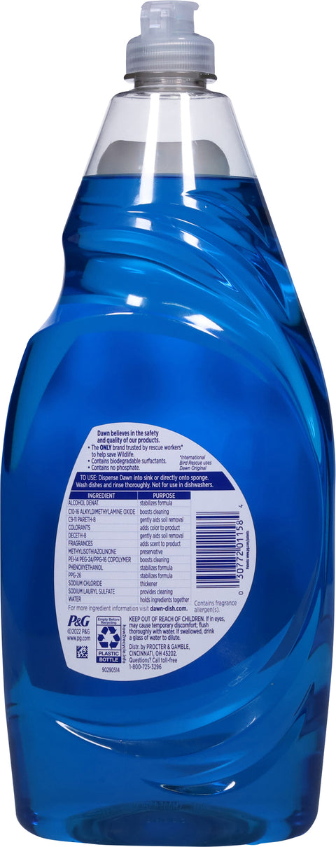 Dawn Original Dishwashing Liquid 38 FZ
