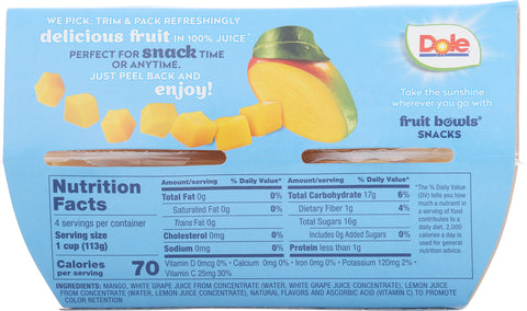 Dole Diced Mango 4