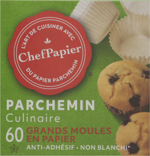 Paperchef Parchment Large Baking Cups 60 CT