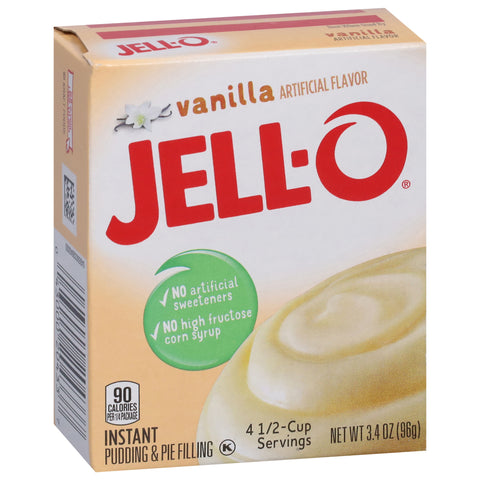 Jell-O Mix Pudding Instant Vanilla 3.4 OZ