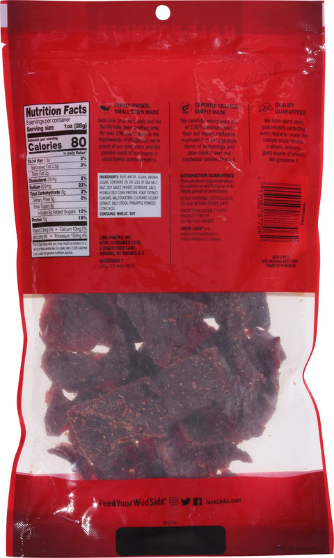 Jack Link's Original Beef Jerky Family Size 8 OZ