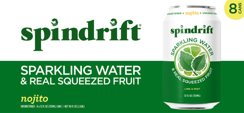 Spindrift Unsweetened Nojito Sparkling Water 8
