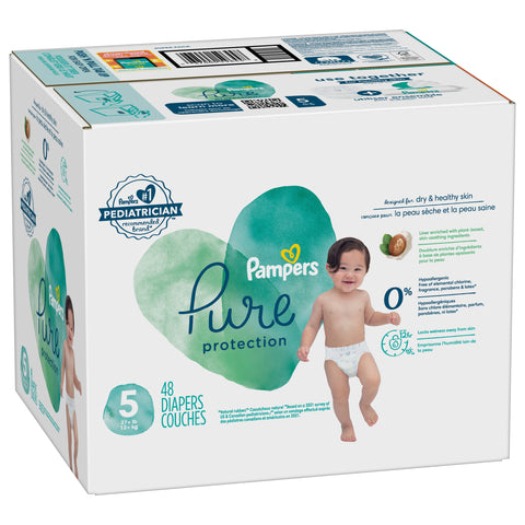 Pampers Diapers Size 5 (27+ lb) Super Pack 48 CT