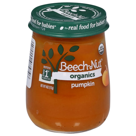 Beech-Nut Organics Stage 1 (4 Months+) Pumpkin 4 oz