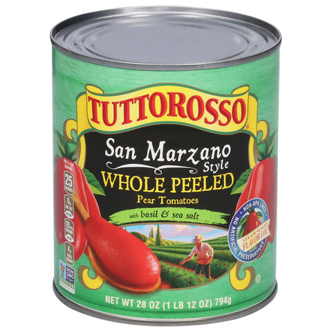 Tuttorosso Tomatoes San Marzano Peeled Pear Tomatoes  28 OZ