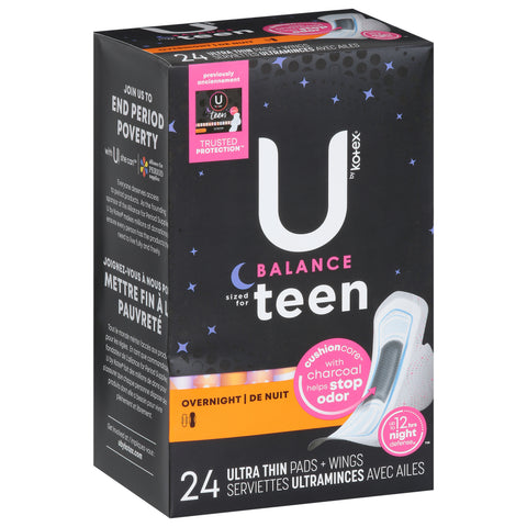 U By Kotex Ultra Thin Pads 24 CT