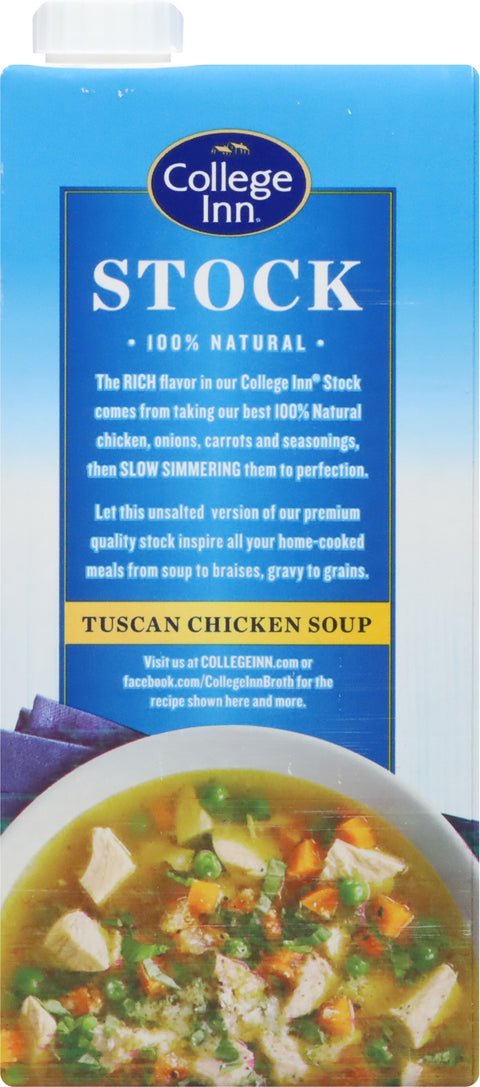 College Inn Bold Unsalted Chicken Stock 32 OZ