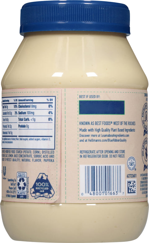 Hellmann's Plant Based Mayo Dressing 30 FZ