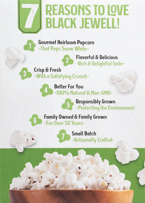 Black Jewell Popcorn Microwave Natural 10.5 OZ