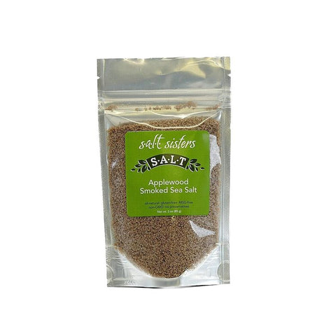 s.a.l.t. sisters Applewood Smoked Sea salt - 3 OZ 6 Pack