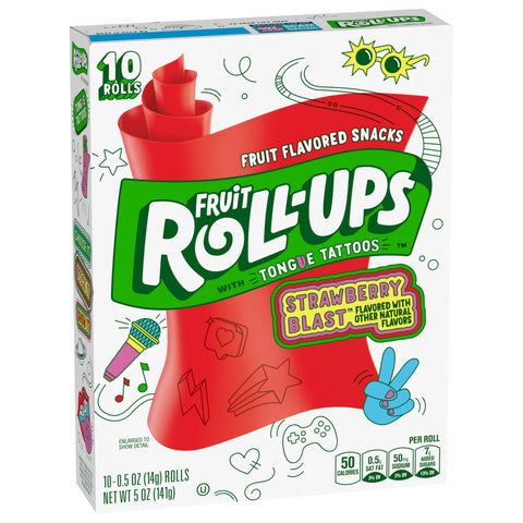 Betty Crocker Fruit Roll-Ups Strawberry Rolls 5 OZ