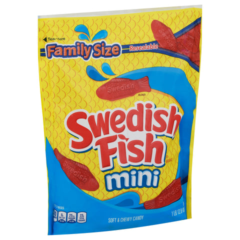 Swedish Fish Soft & Chewy Candy Mini Family Size 28.8 oz