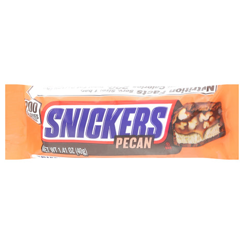 Snickers Pecan Bar 1.41 oz - 24 Pack