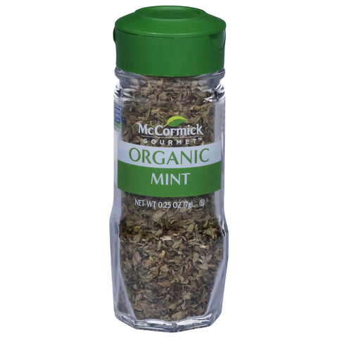 McCormick Gourmet Organic Mint - 0.25 OZ 3 Pack