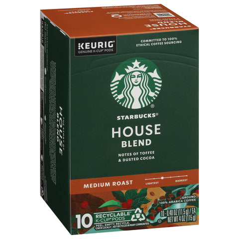 Starbucks Medium Roast Ground House Blend Coffee 10