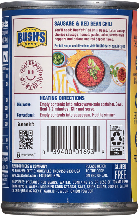 Bush's Red Medium Chili Bean 16 OZ