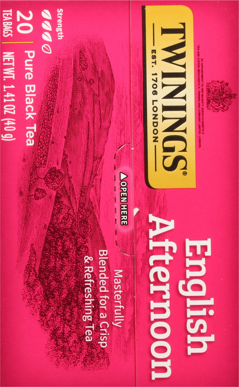 Twinings English Afternoon Black Tea 20 CT