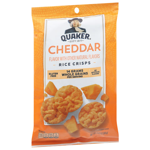 Quaker Snacks Popped White Cheddar 3.03 OZ