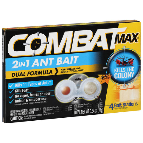 Combat Max 2 in 1 Ant Bait Station 4 CT