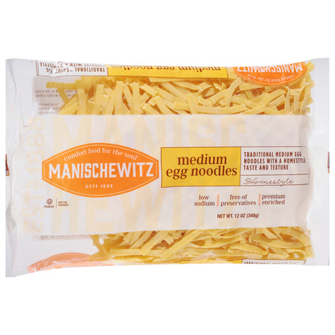 Manischewitz Medium Egg Noodles 12 OZ