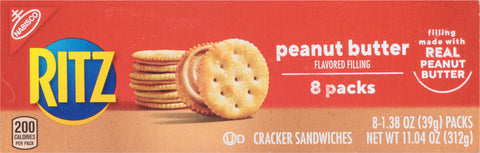 Nabisco Ritz Sandwich Peanut Butter 11.04 OZ