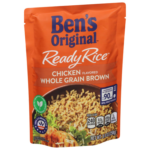 Ben's Original Ready Rice Chicken Whole Grain Brown 8.8 OZ