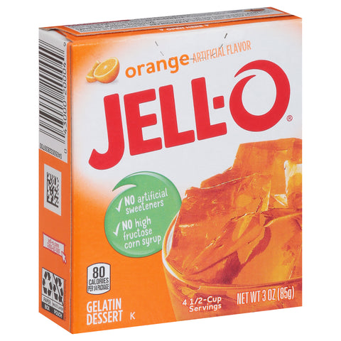 Jell-O Mix Gelatin Orange 3 OZ