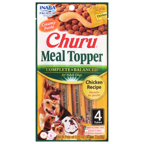 Churu Adult Complete & Balanced Creamy Puree Chicken Recipe Meal Topper 4