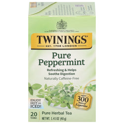 Twinings Pure Peppermint Herbal Tea - 20 OZ 6 Pack