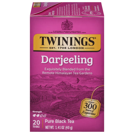 Twinings Pure Darjeeling Black Tea - 20 OZ 6 Pack