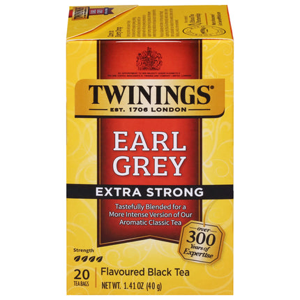 Twinings Earl Grey Black Extra Bold Tea - 20 OZ 6 Pack