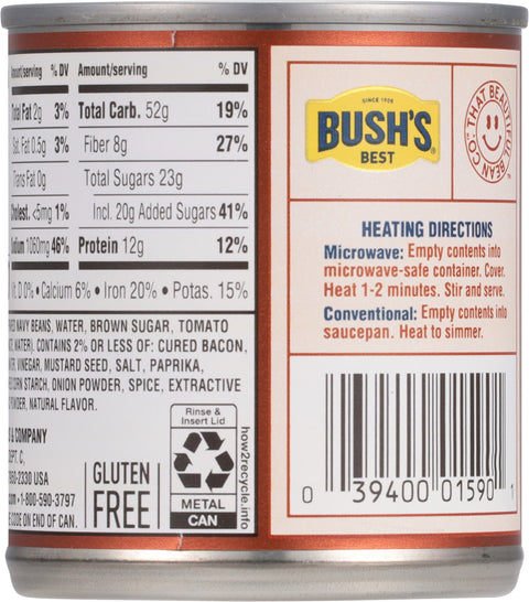 Bush's Homestyle Baked Beans 8.3 OZ