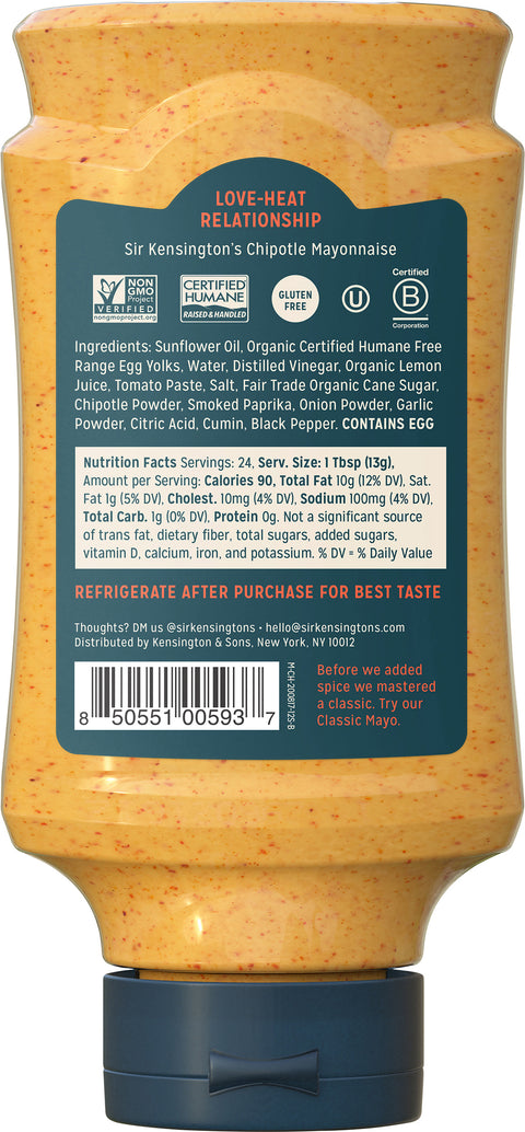 Sir Kensington's Mayonnaise Chipotle 12 FZ