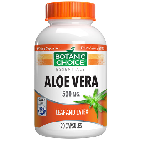 Botanic Choice ALOE VERA (90 CAPSULE BOTTLES) / W DISPENSER - 90 CT 12 Pack