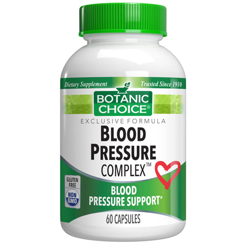 Botanic Choice BLOOD PRESSURE COMPLEX (60 CAPSULE BOTTLES) / W DISPENSER - 60 CT 12 Pack