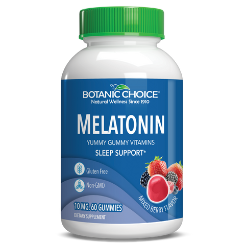 Botanic Choice MELATONIN GUMMY 10 mg - 60 CT 12 Pack