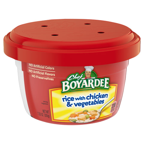 Chef Boyardee Microwavable Rice With Chicken & Vegetables 7.25 OZ