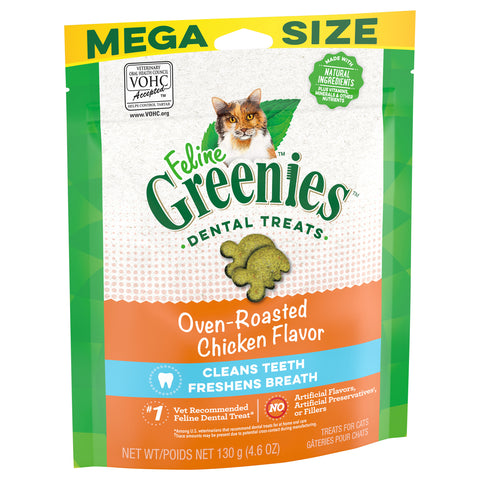 Greenies Feline Dental Chicken Treats 4.6 OZ
