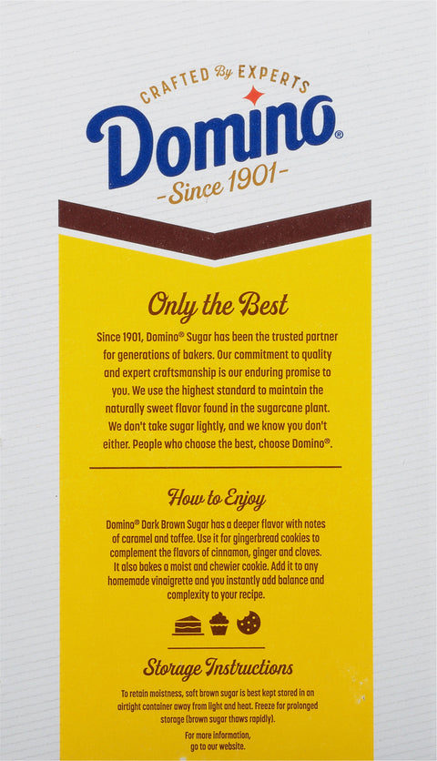 Domino Sugar Dark Brown 16 OZ