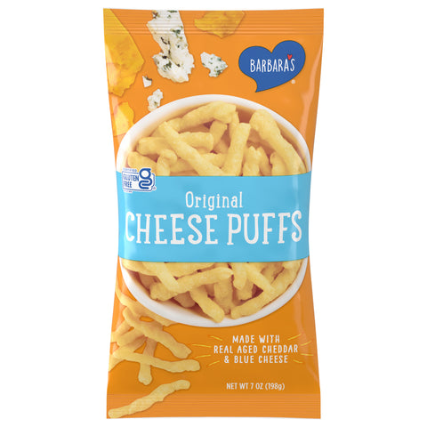 Barbara'S Gluten Free Original Cheese Puffs - 7 OZ 12 Pack