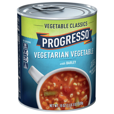 Progresso Vegetable Classics Soup Vegetable Barley 19 OZ