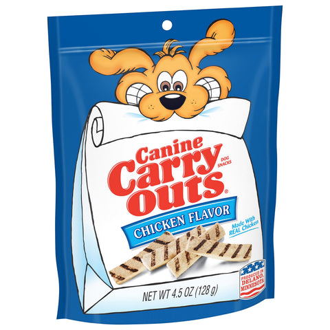 Canine Carry Outs Dog Treats Chicken 4.5 OZ
