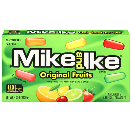 Mike And Ike Original Fruits Theater Box - 4.25 OZ 12 Pack