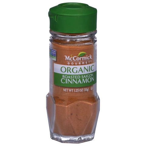 McCormick Gourmet Organic Roasted Saigon Cinnamon - 1.25 OZ 3 Pack