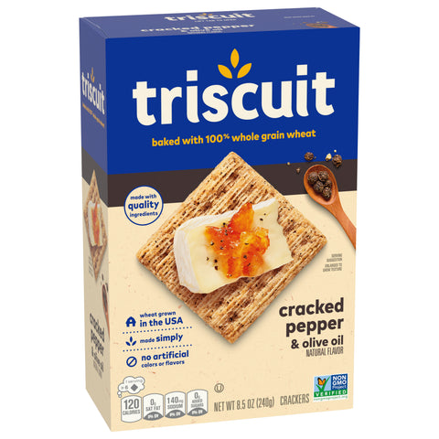 Triscuit Cracked Pepper & Olive Oil Crackers 8.5 OZ
