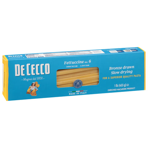 Dececco Fettuccine Pasta 16 OZ